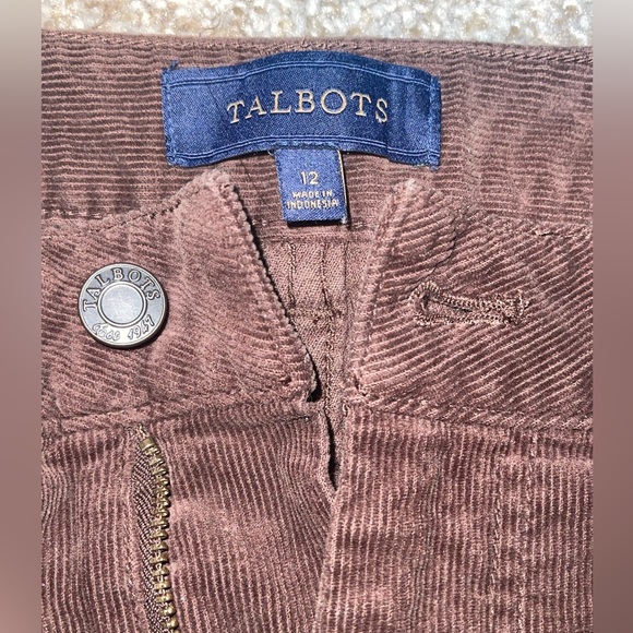 Talbots brown corduroy jeans size 12 - Picture 3 of 3